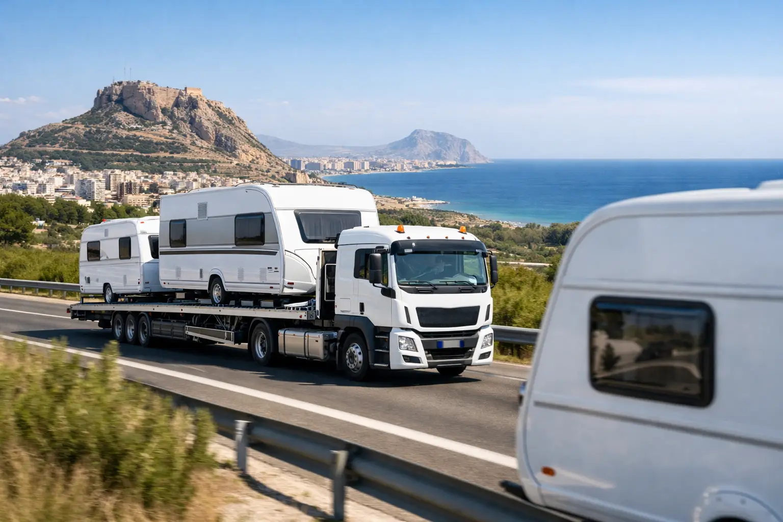 Transporte de caravanas Alicante sin sorpresas