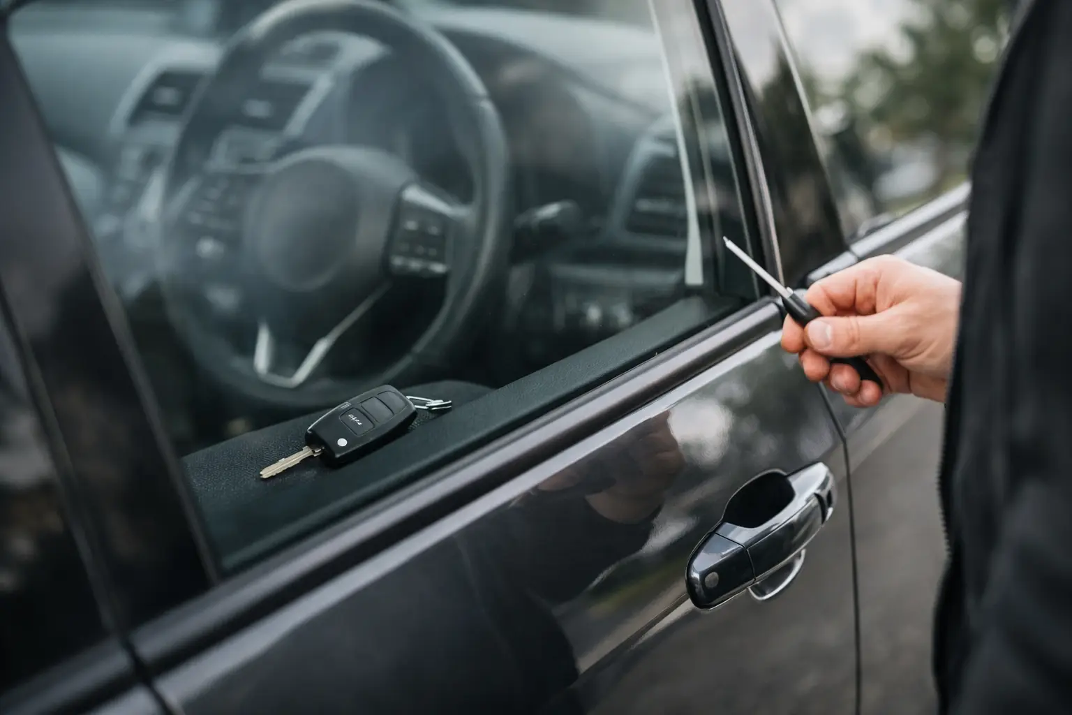 Abrir coche con llaves dentro: qué hacer
