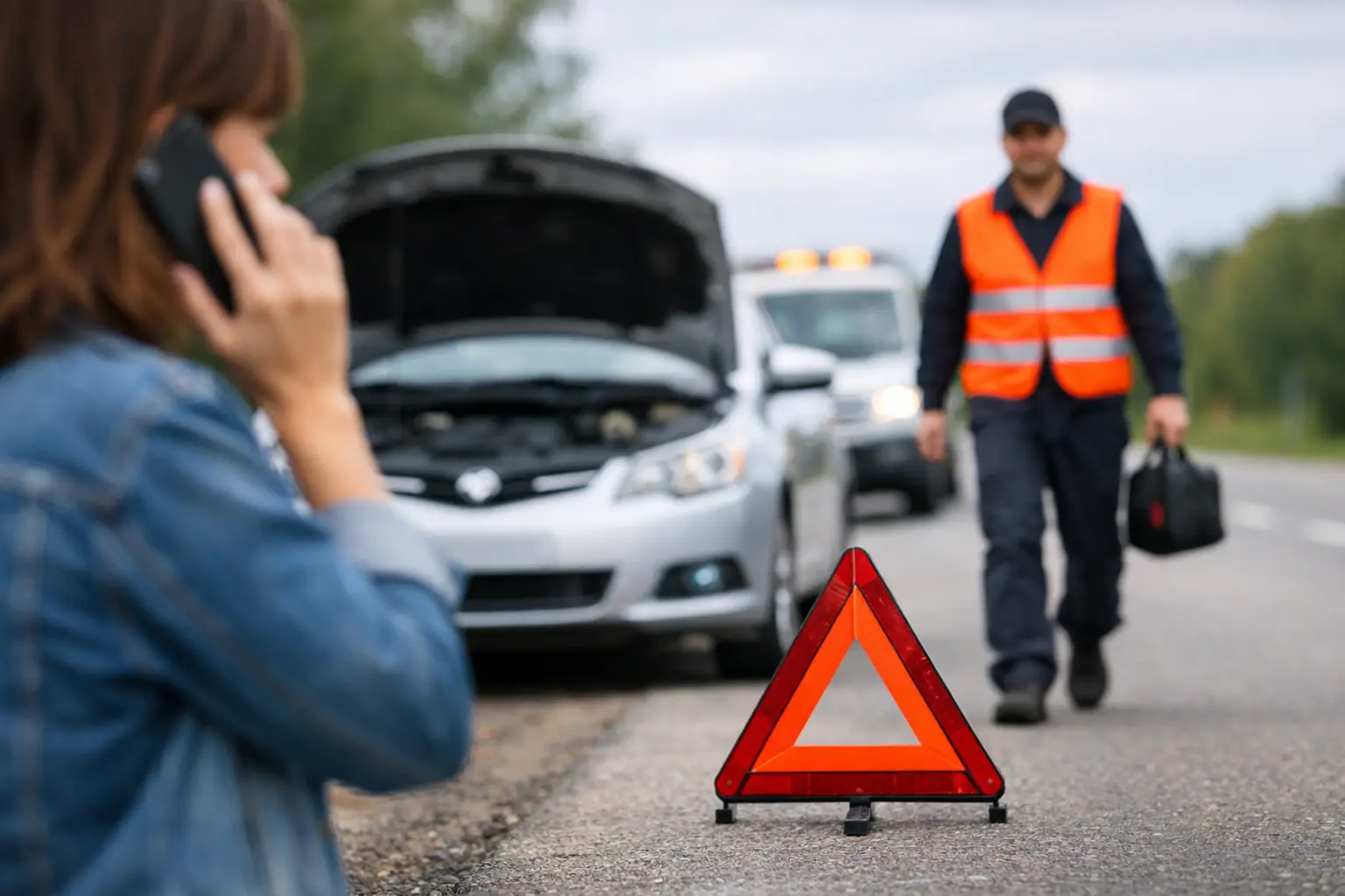 Cómo pedir auxilio vial urgente sin perder tiempo