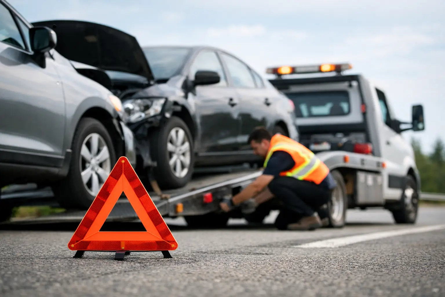 10 errores al mover coche averiado