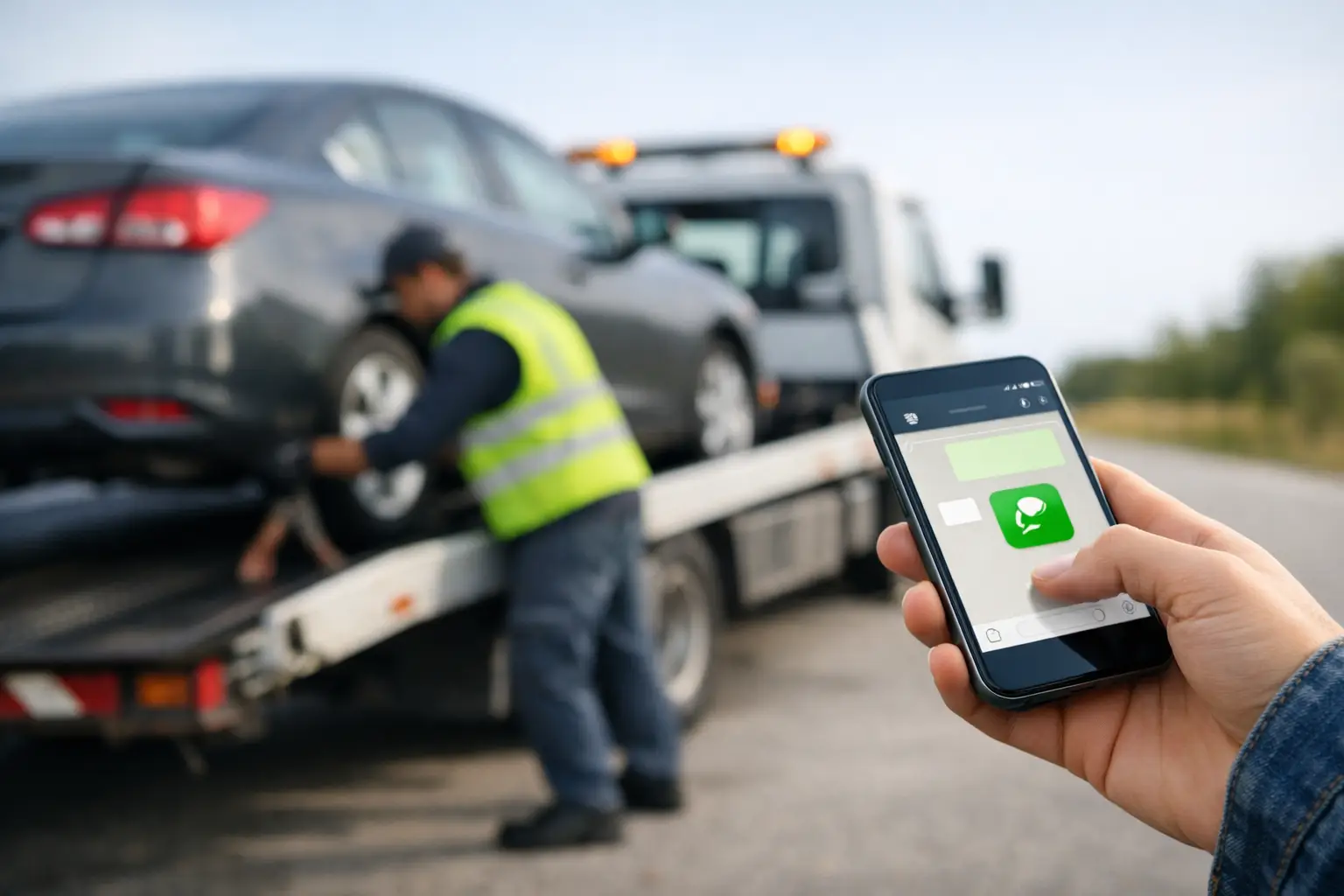 Cómo pedir grúa por WhatsApp y ahorrar tiempo