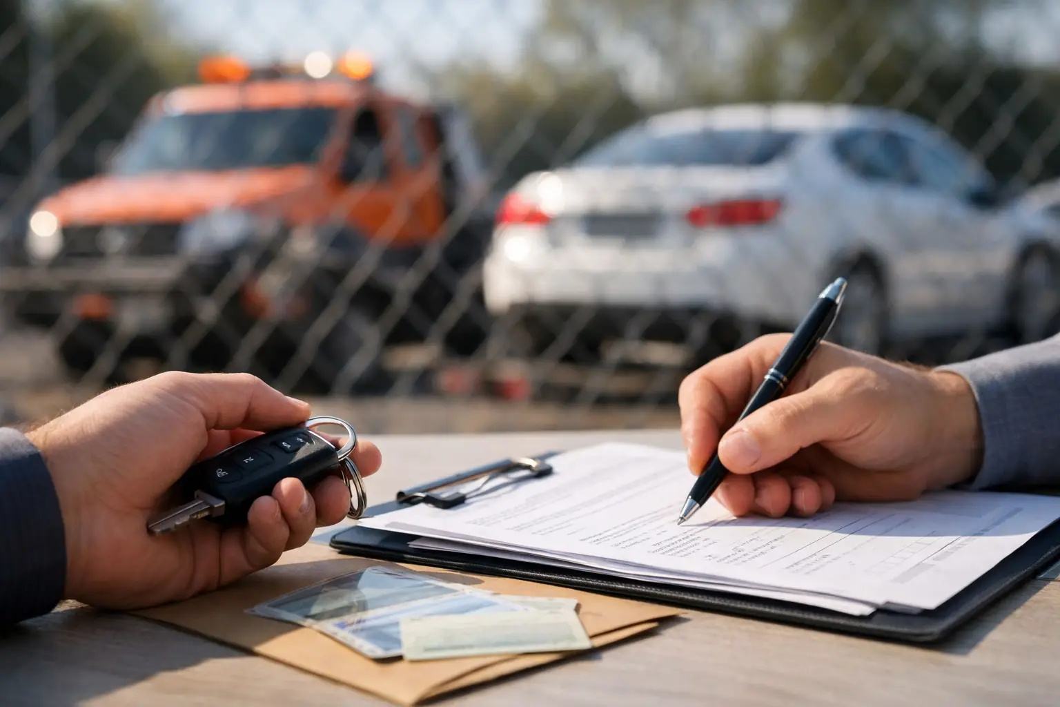 Documentos para retirar coche del depósito