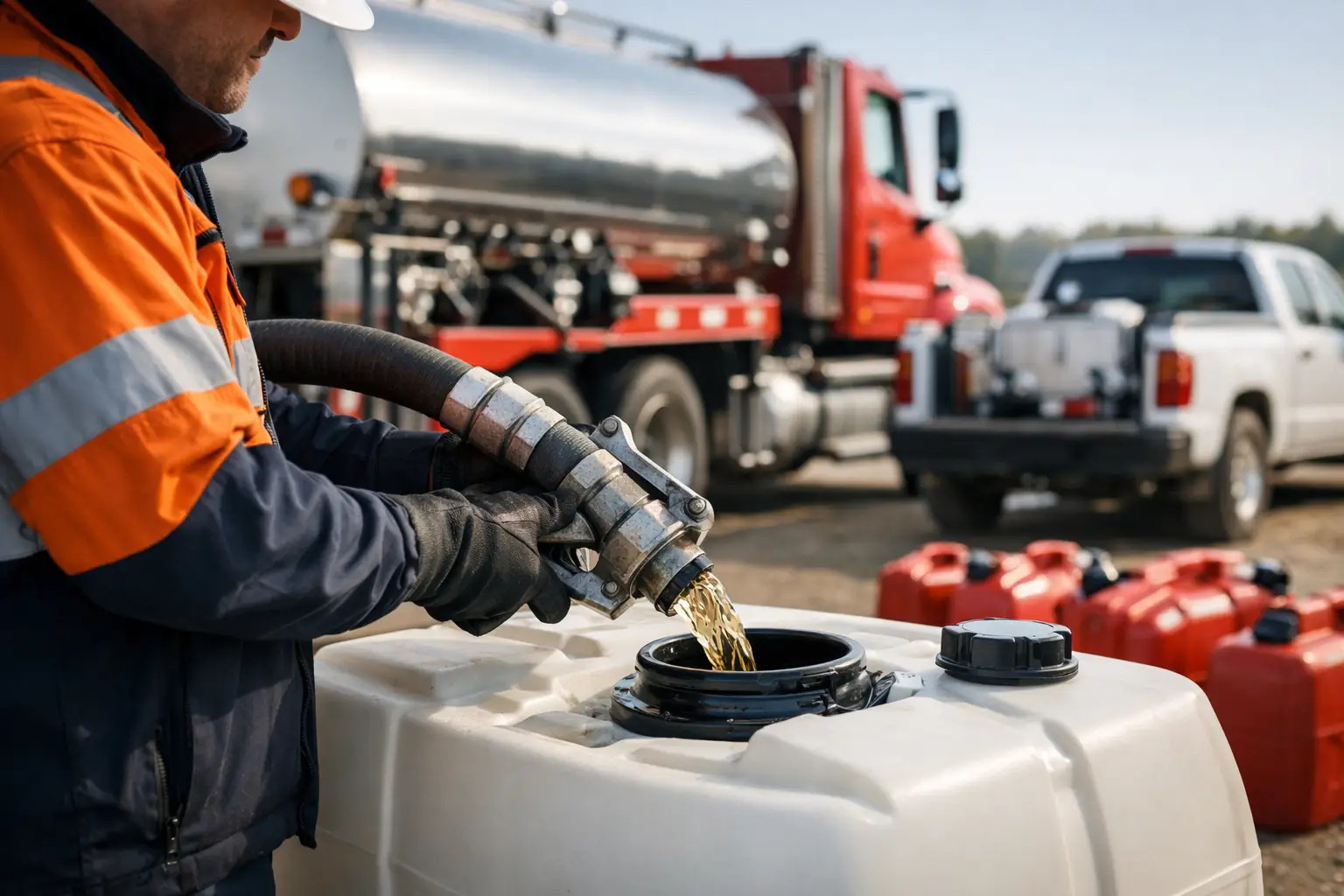 Suministro combustible de emergencia rápido