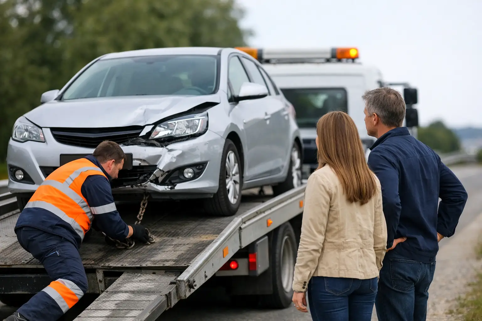 Guía para trasladar coche averiado sin riesgos