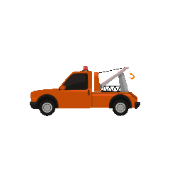 Icono de grúa para transporte de vehículos